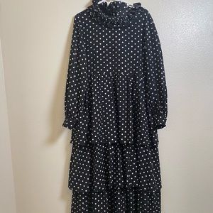 Polka Dot ruffled dress